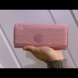 Kipling Pink Snap Wallet